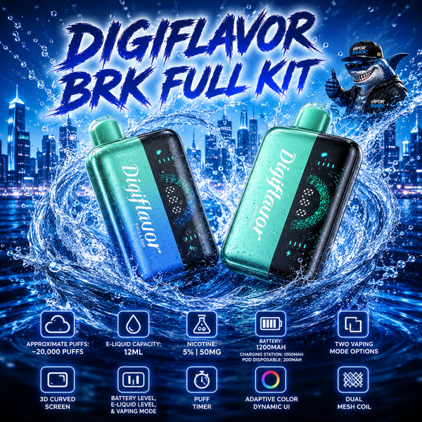 Digiflavor BRK Full Kit - Disposable Vapes