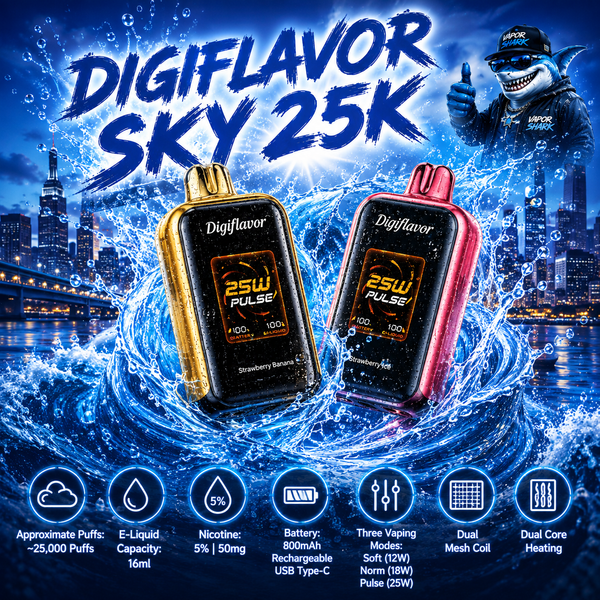 Digiflavor SKY 25K - Disposable Vapes