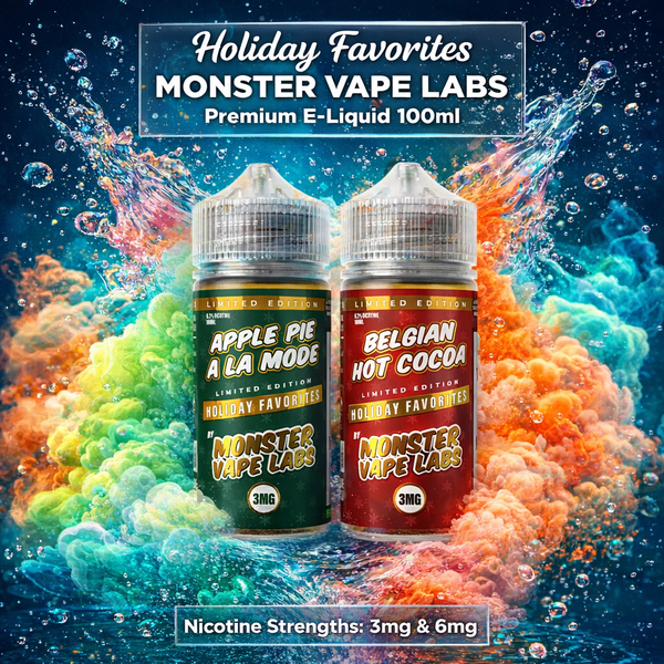 Holiday Favorites Monster Vape Labs Premium E-Liquid 100ml - Nicotine Vape Juices