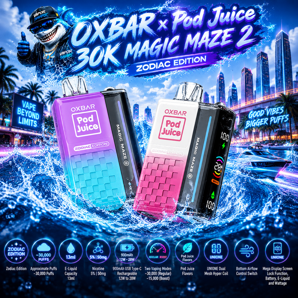 OXBAR x Pod Juice 30K Magic Maze 2 - Disposable Vapes