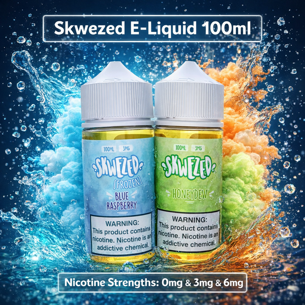 Skwezed E-Liquid 100ml - Nicotine Vape Juices