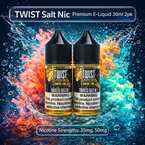 TWIST Salt Nic Premium E-Liquid 30ml 2pk - Salt Nic Vape Juices
