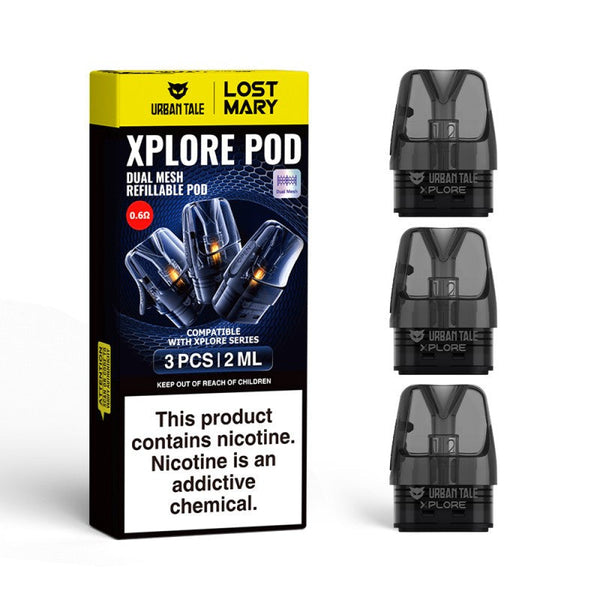 Urban Tale x Lost Mary Xplore Dual Mesh Pods 3pk - Vape Pods