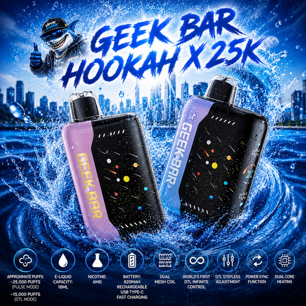 Geek Bar Hookah X 25K - Disposable Vapes