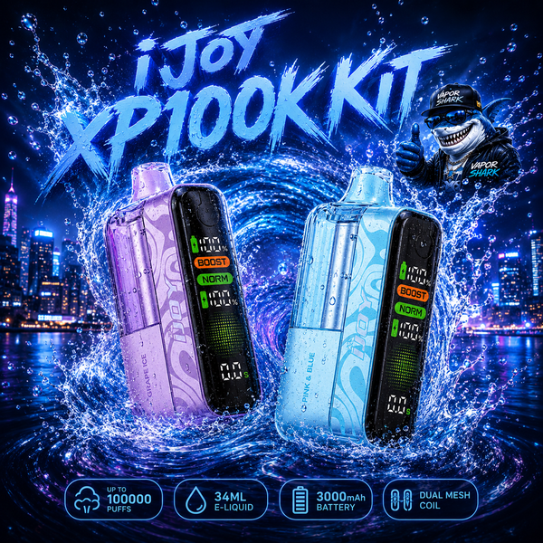 iJoy XP100K Refillable Disposable KIT TEXAS COMPLIANT