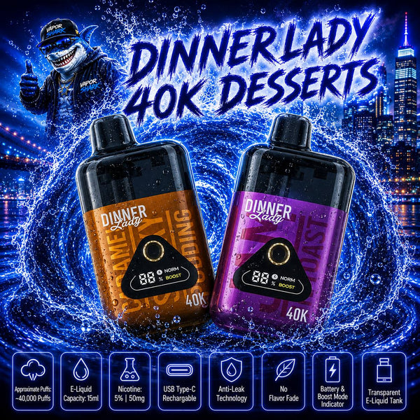Dinner Lady 40K Desserts - Dinner Lady Vapes