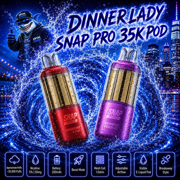 Dinner Lady Snap Pro 35K POD - Dinner Lady Vapes