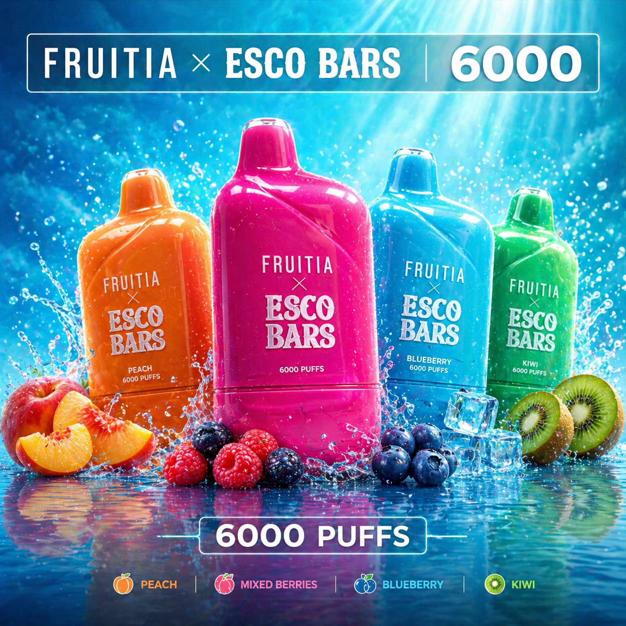 Fruitia X Esco Bars 6000