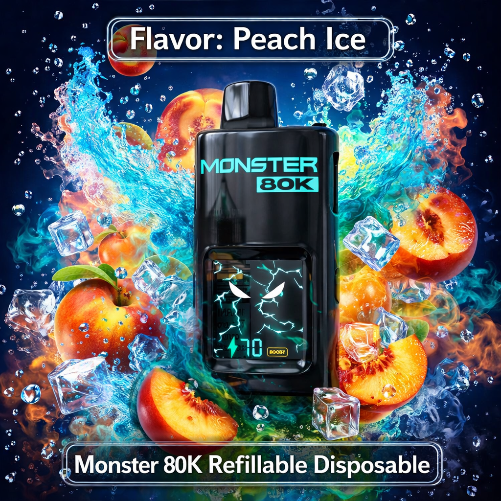 Monster 80K Refillable Disposable