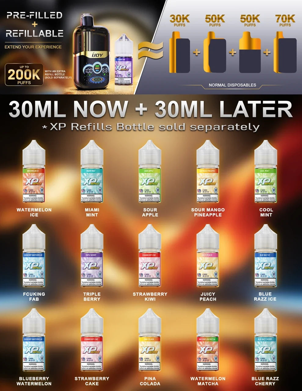 Load image into Gallery viewer, iJoy XP200K Refillable Disposable KIT
