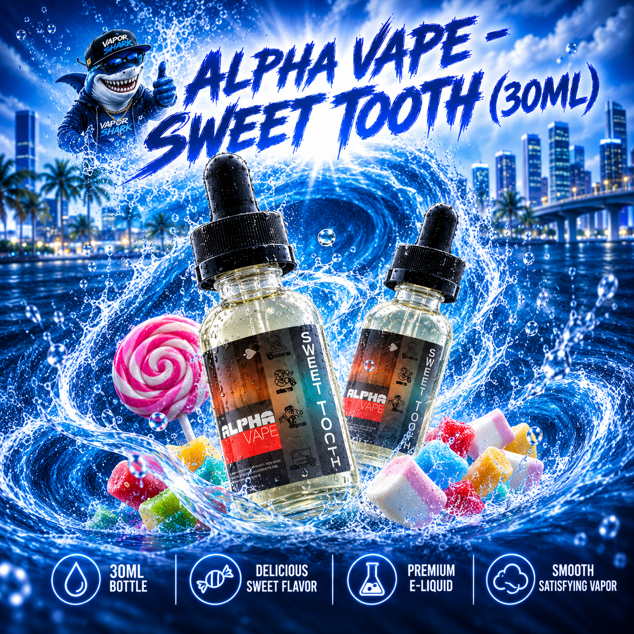 Alpha Vape - Sweet Tooth (30ML)