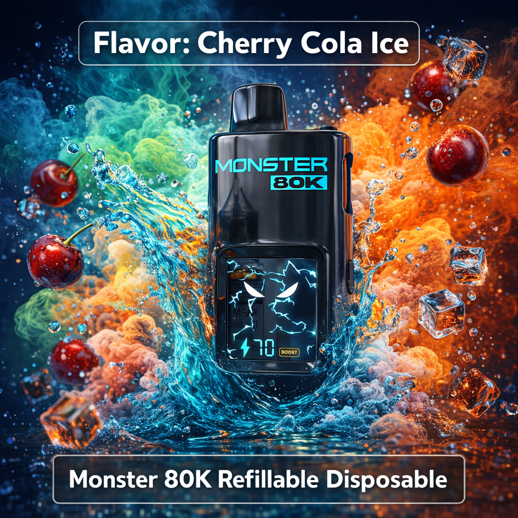 Monster 80K Refillable Disposable