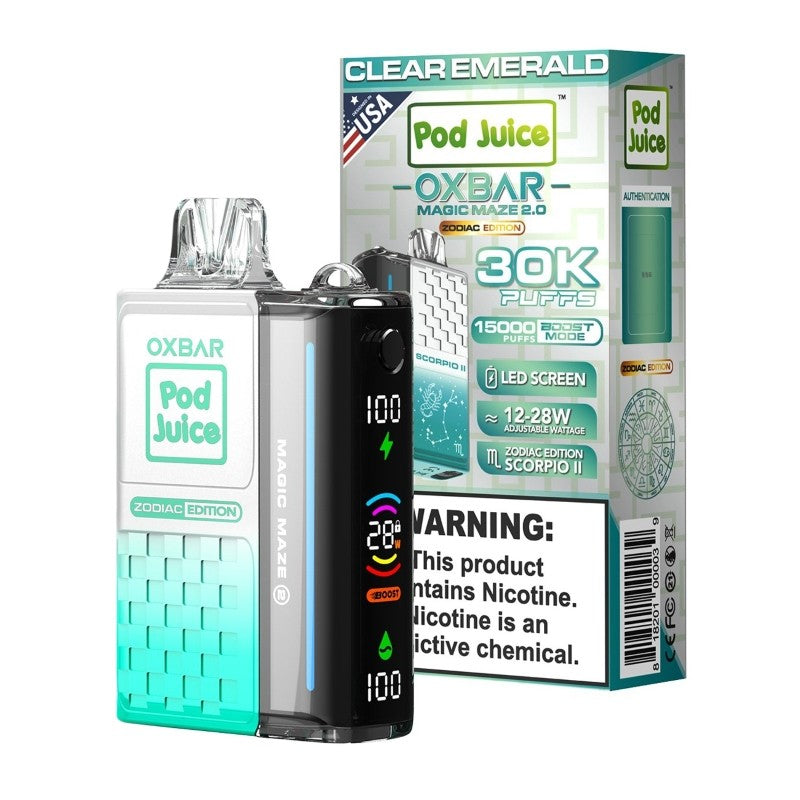 OXBAR x Pod Juice 30K Magic Maze 2