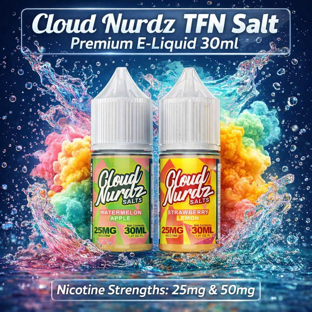 Cloud Nurdz TFN Salt Premium E-Liquid 30ml