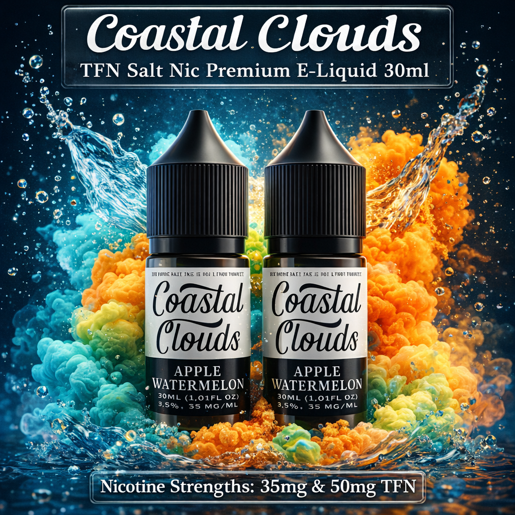 Coastal Clouds TFN Salt Nic Premium E-Liquid 30ml