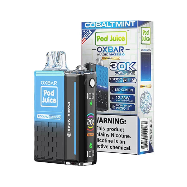 OXBAR x Pod Juice 30K Magic Maze 2