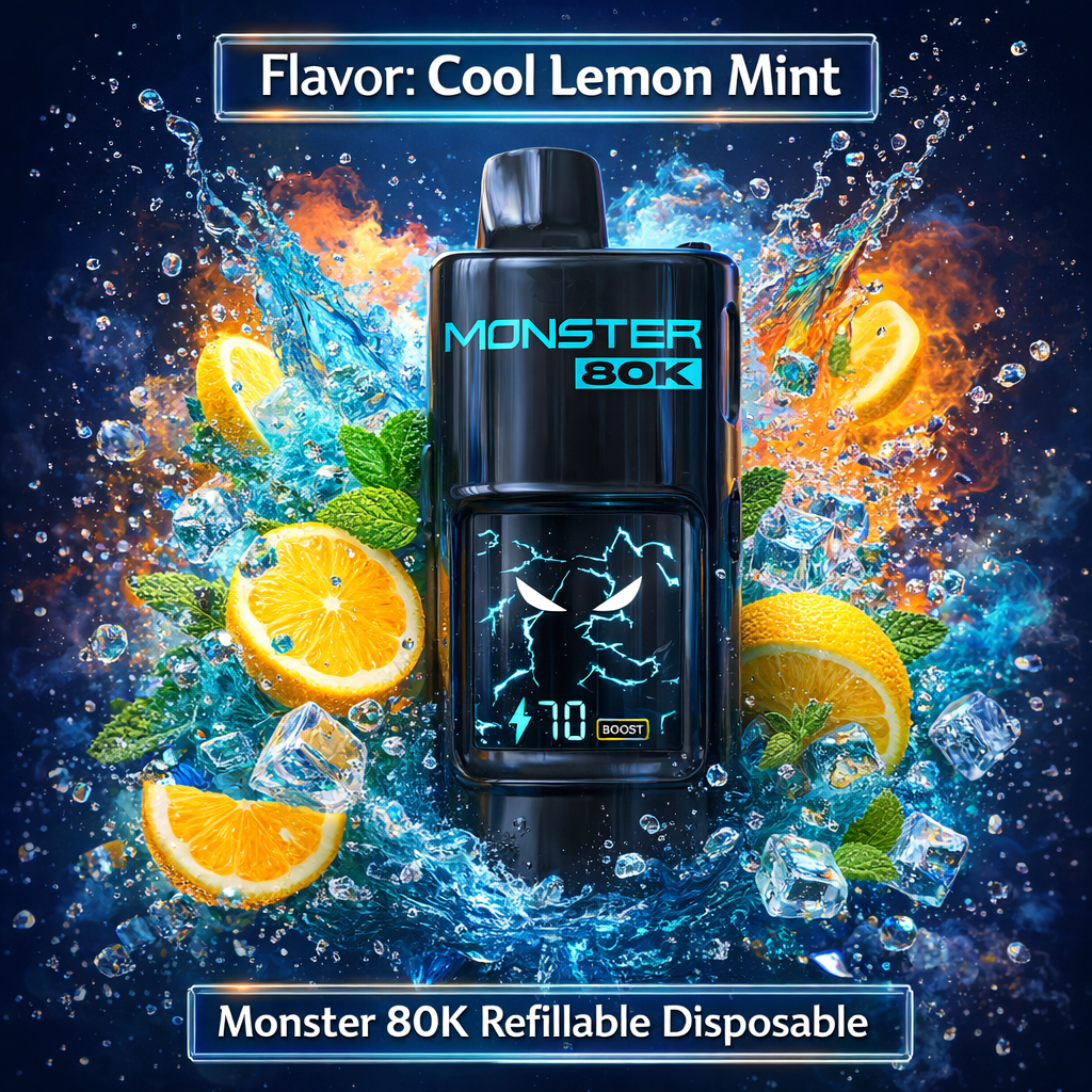 Monster 80K Refillable Disposable
