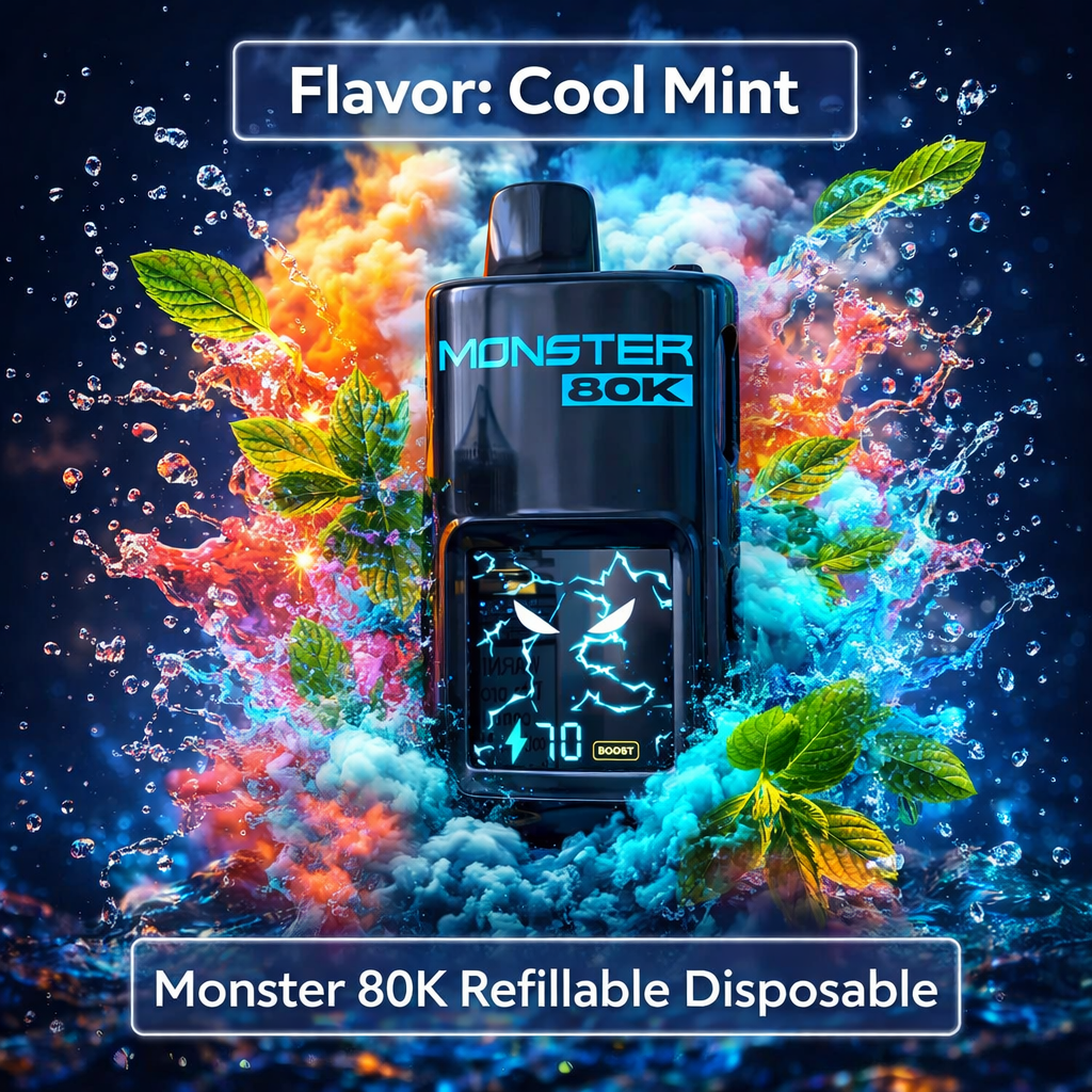 Monster 80K Refillable Disposable