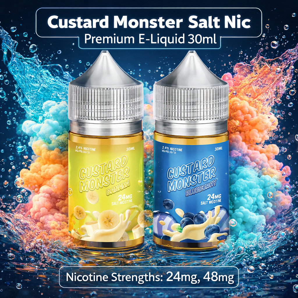 Custard Monster Salt Nic Premium E-Liquid 30ml