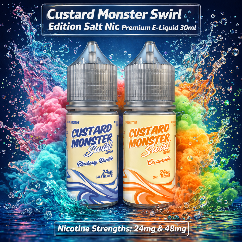 Custard Monster Swirl Edition Salt Nic Premium E-Liquid 30ml