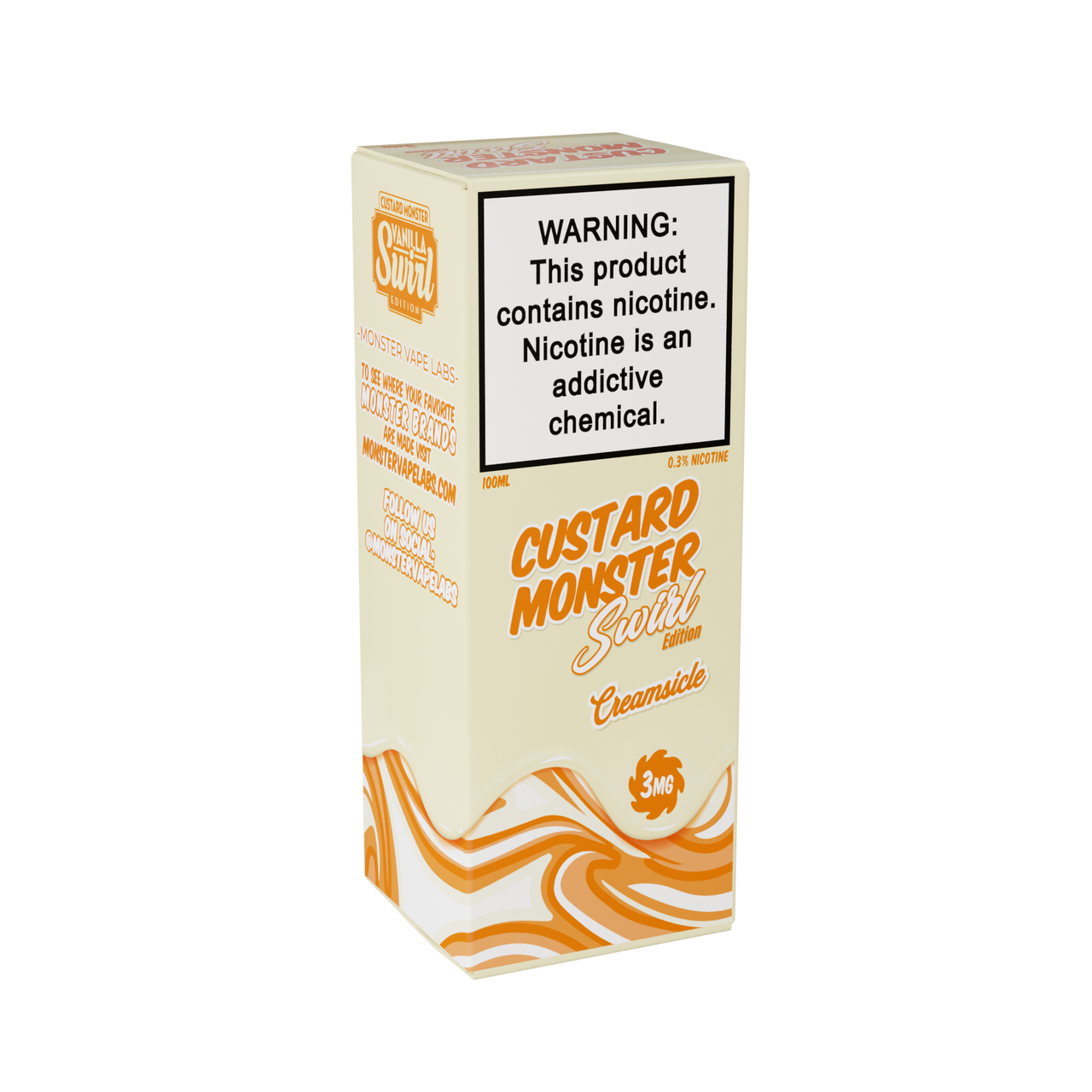 Custard Monster Swirl Premium E-Liquid 100ml