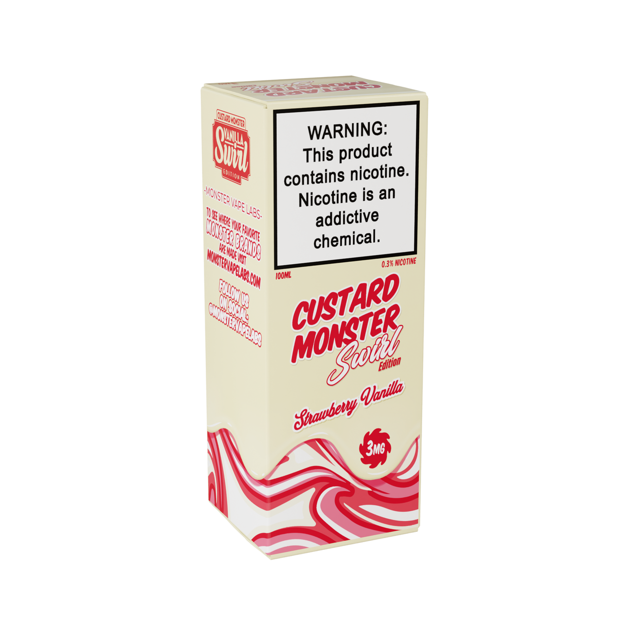 Custard Monster Swirl Premium E-Liquid 100ml