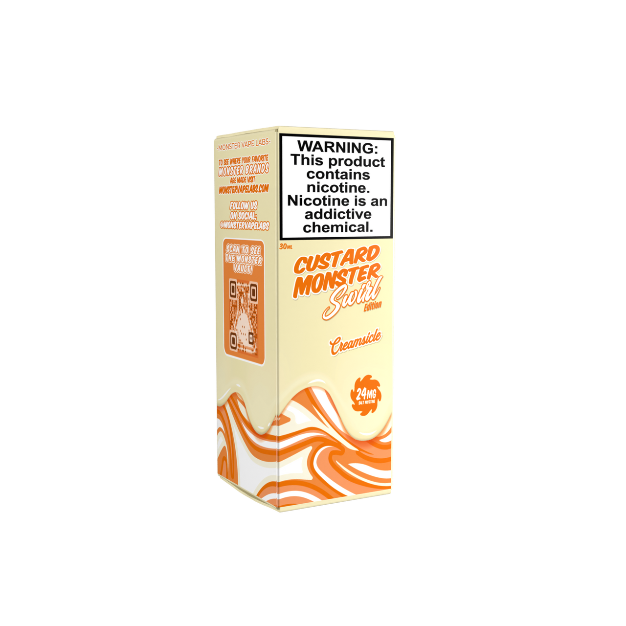 Custard Monster Swirl Edition Salt Nic Premium E-Liquid 30ml