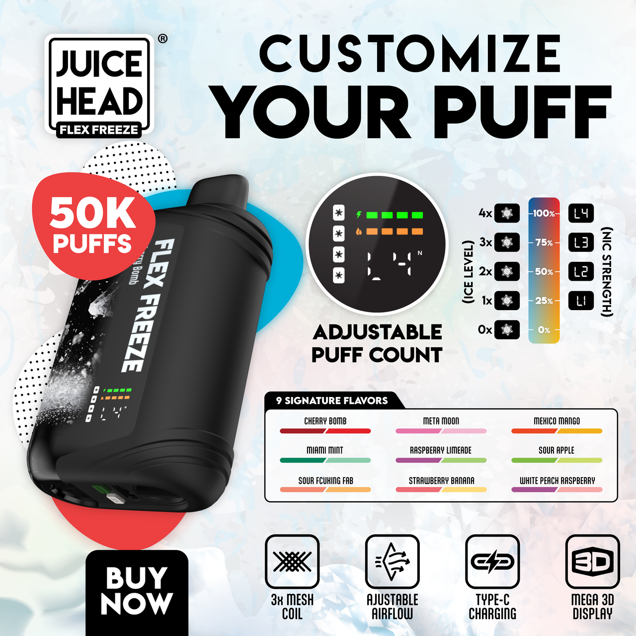 Juice Head Flex Freeze 50K