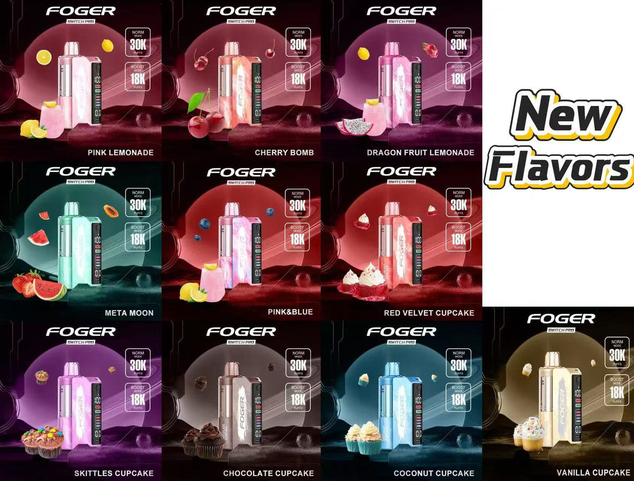 Foger Switch Pro 30K KIT TEXAS COMPLIANT AVAILABLE