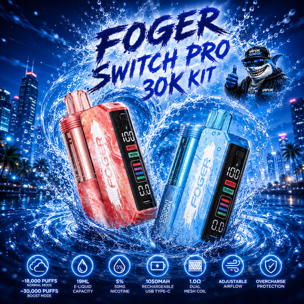 Foger Switch Pro 30K KIT - Disposable Vapes