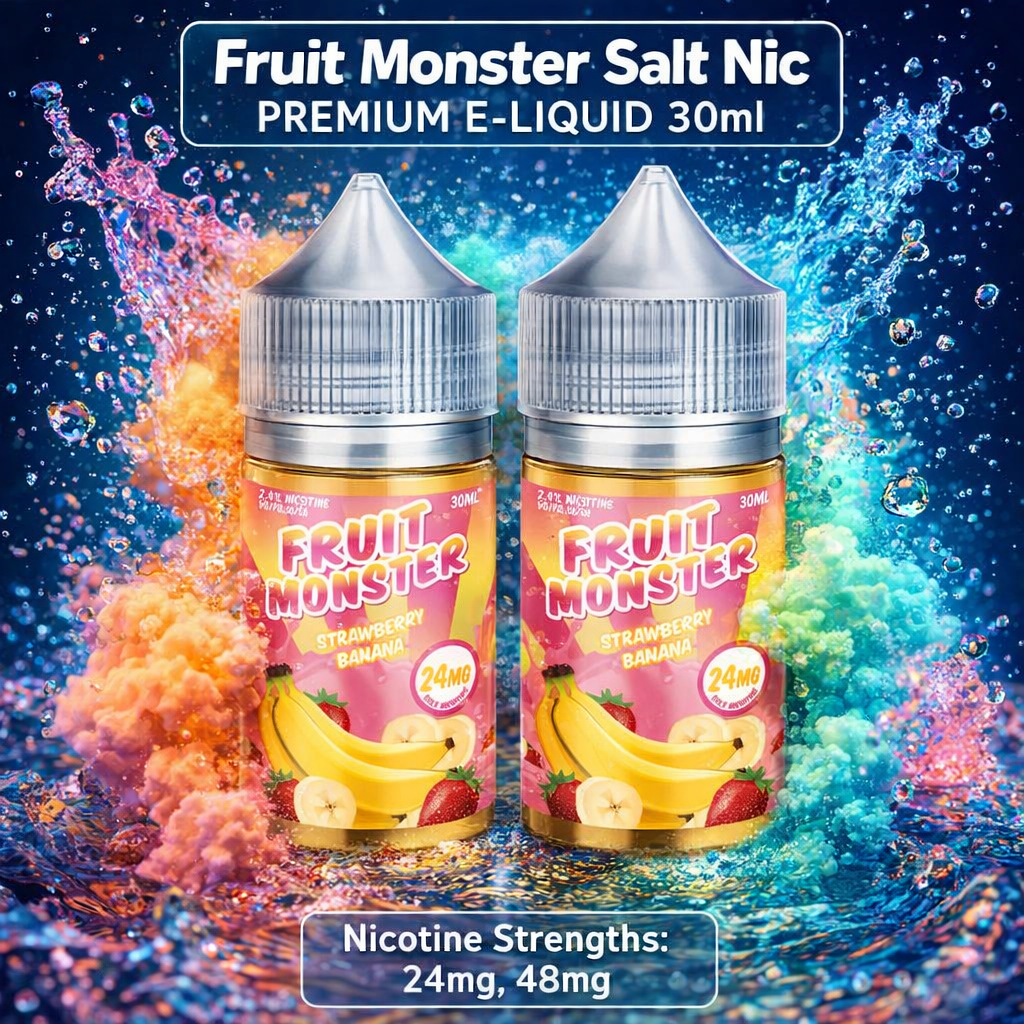 Fruit Monster Salt Nic Premium E-Liquid 30ml