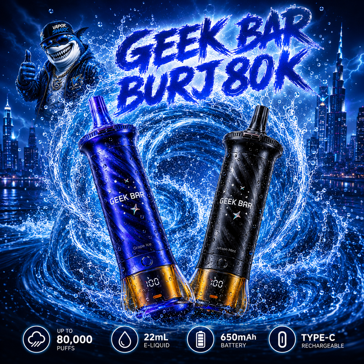 Geek Bar Burj 80K