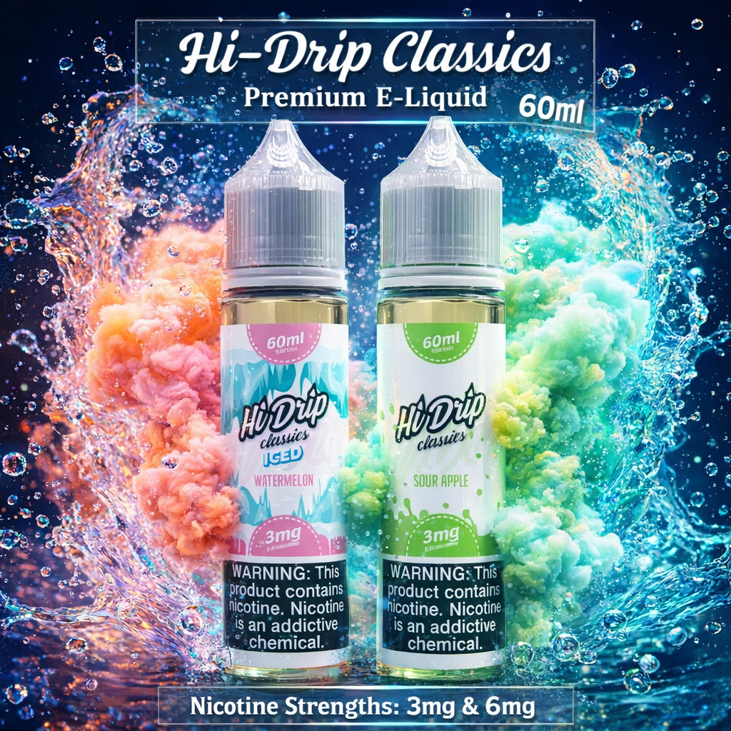 Hi-Drip Classics Premium E-Liquid 60ml