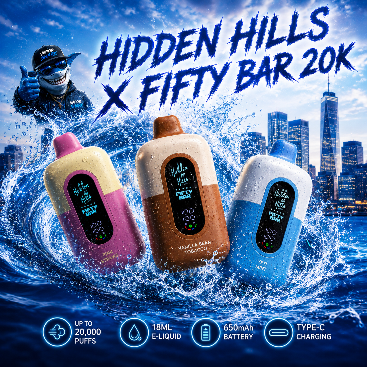Hidden Hills x Fifty Bar 20K
