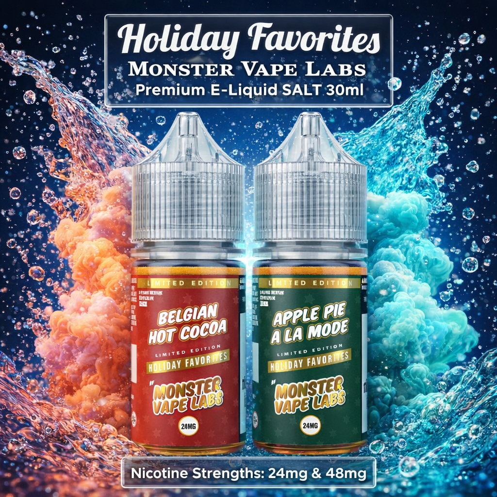 Holiday Favorites Monster Vape Labs Premium E-Liquid SALT 30ml