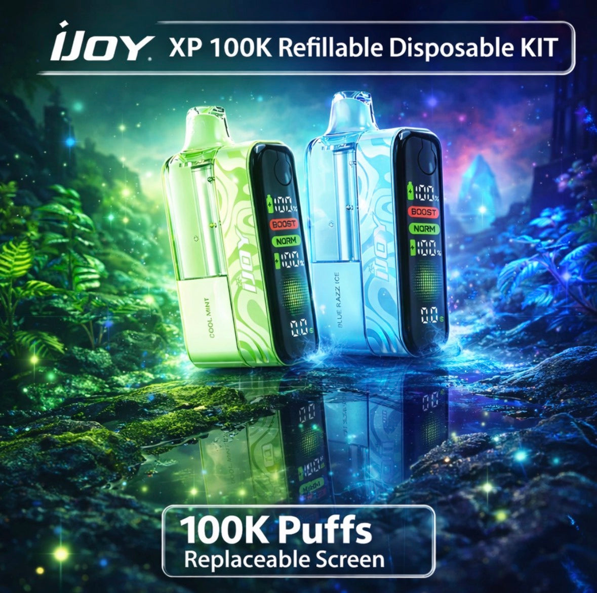 iJoy XP 100K Refillable Disposable KIT