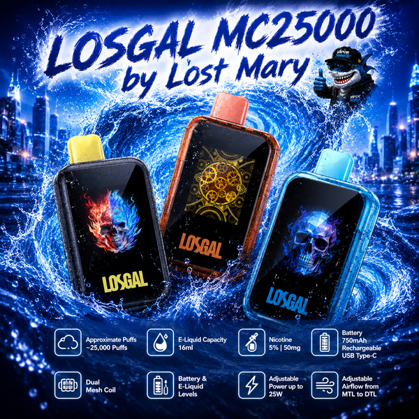 LOSGAL MC25000 by Lost Mary - Disposable Vapes