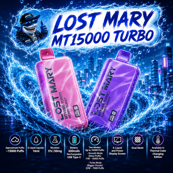 Lost Mary MT15000 Turbo - Disposable Vapes