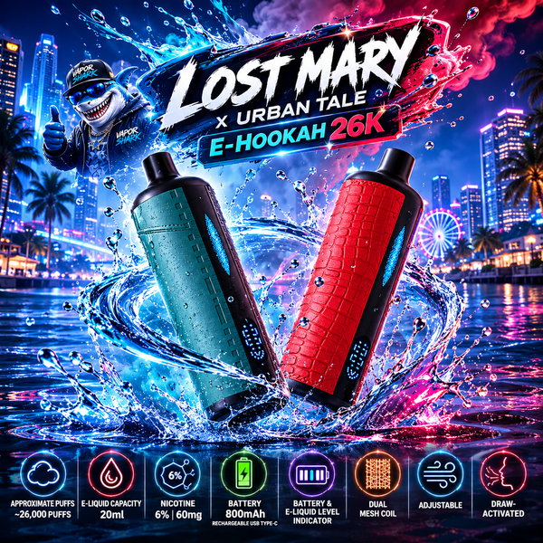 Lost Mary x Urban Tale E-Hookah 26K - Disposable Vapes