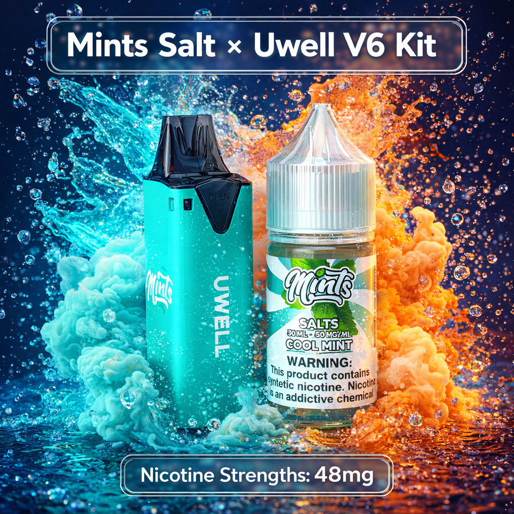 Mints Salt x Uwell V6 Kit