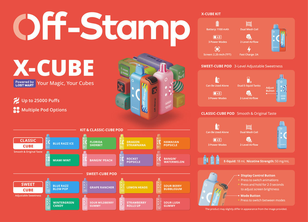 Off-Stamp X Sweet Cube Pod 25K