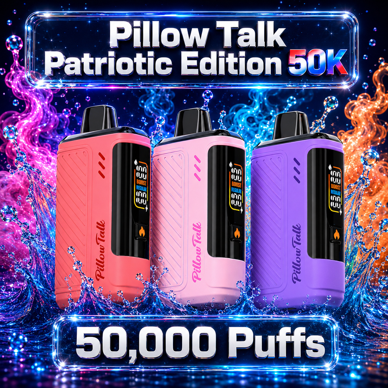 Pillow Talk Patriotic Edition 50K TEXAS COMPLIANT