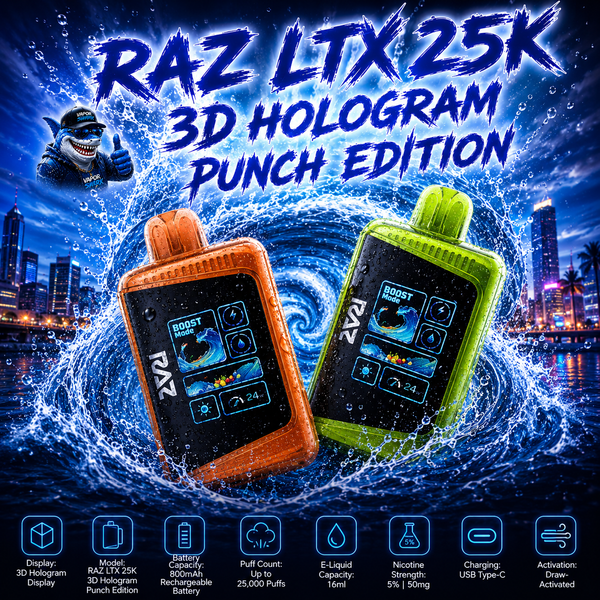 RAZ LTX 25K 3D Hologram Punch Edition - Disposable Vapes