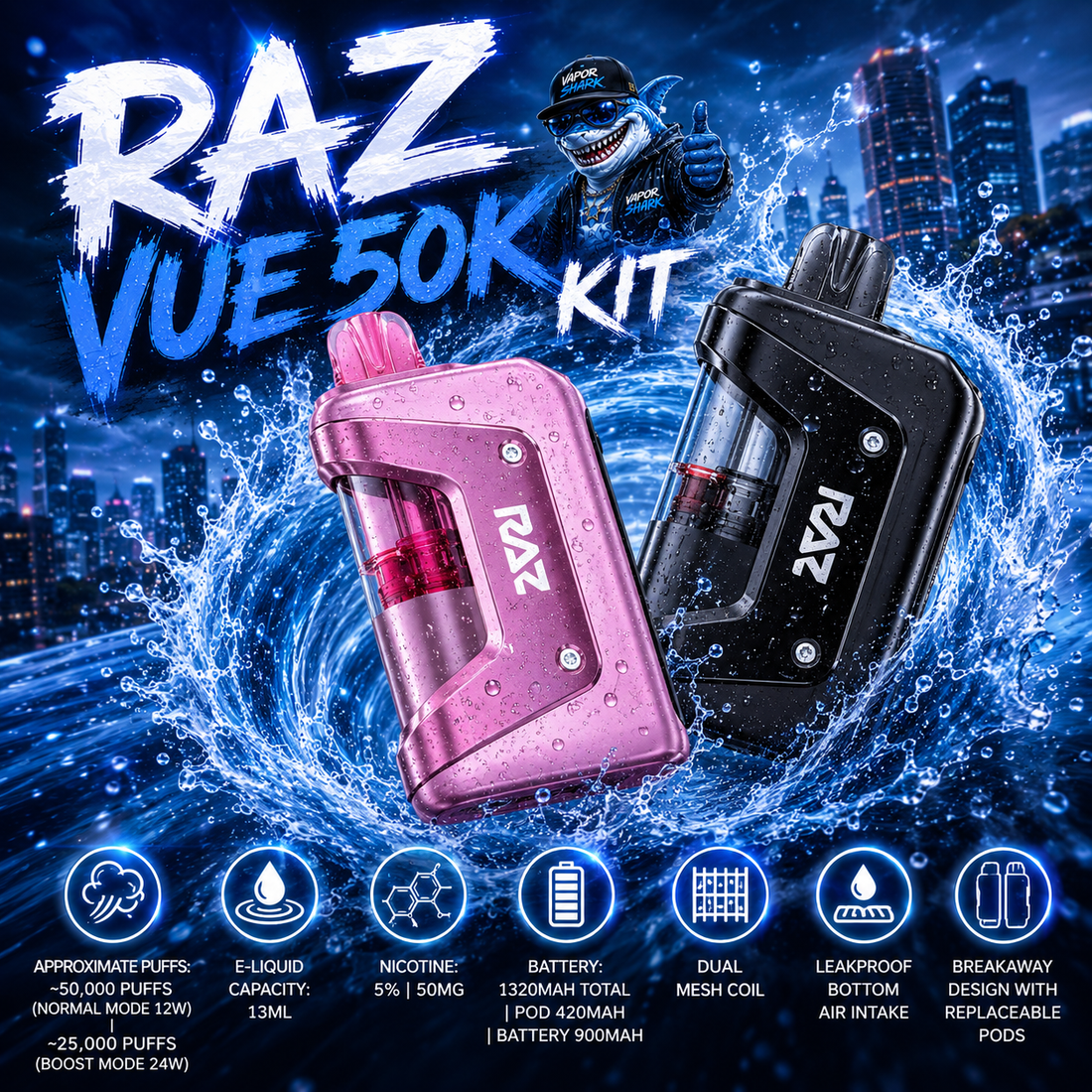Load image into Gallery viewer, RAZ VUE 50K Kit
