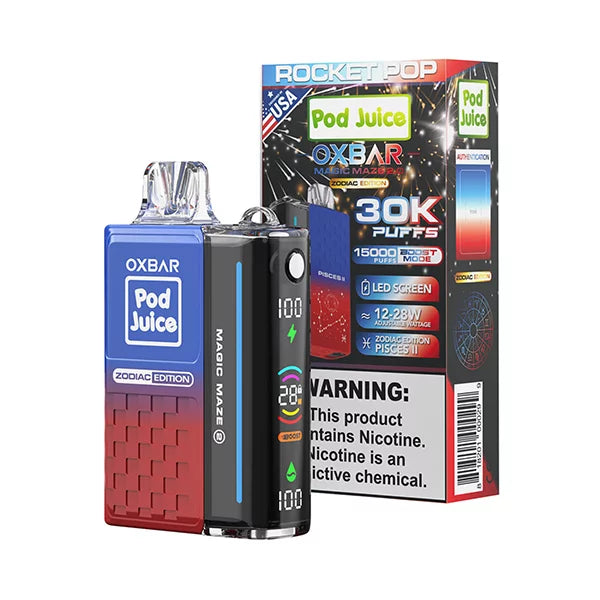 OXBAR x Pod Juice 30K Magic Maze 2