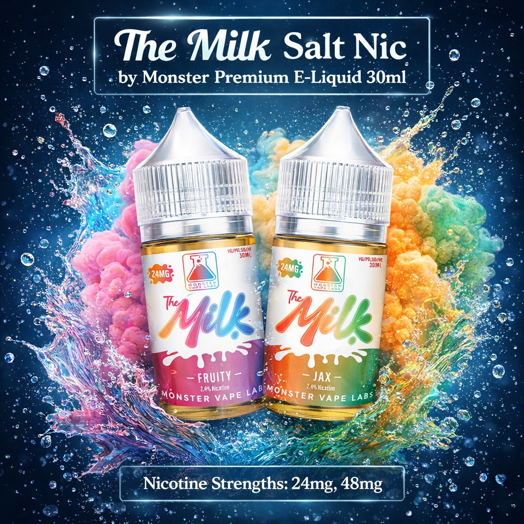 The Milk Salt Nic by Monster Premium E-Liquid 30ml
