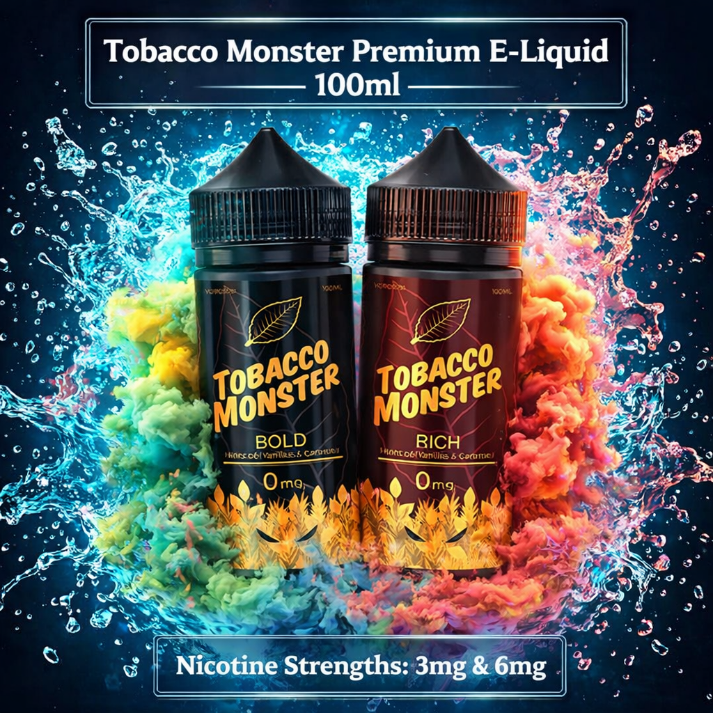 Tobacco Monster Premium E-Liquid 100ml