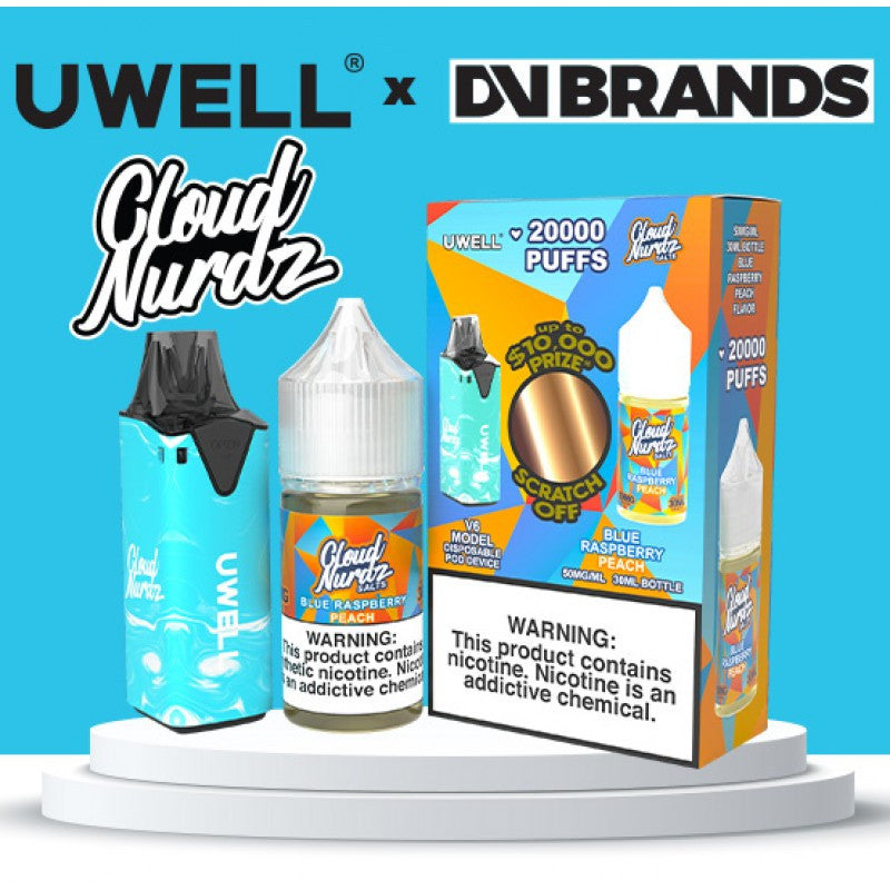 Cloud Nurdz Salt x Uwell V6 Kit