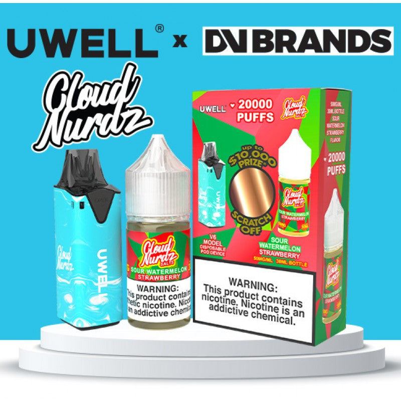 Cloud Nurdz Salt x Uwell V6 Kit