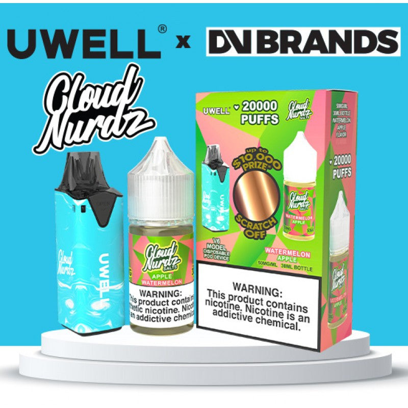 Cloud Nurdz Salt x Uwell V6 Kit